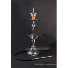 Accessoires en verre de taille moyenne en acier inoxydable Shisha